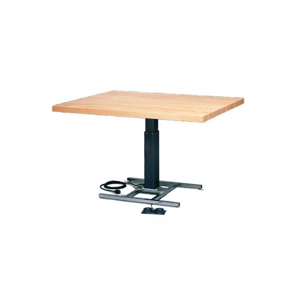 Fabrication Enterprises Electric Hi-Low Work Table, 48"W x 60"L x 30" - 46"H 15-3255 - main